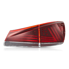 Full LED Red Lens Tail Lights with Animation for Lexus IS250 IS350 IS F 2006–2013