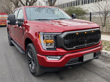 Matte Black Front Bumper Grille w/ Light fit for Ford F150 F-150 2021-2023