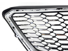 Front Upper Honeycomb Grill Chrome for Cadillac XT4 2019-2023 No Camera