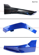 For 2022-2024 Honda Civic Yofer Painted Blue Black Front Bumper Lip Splitter Kit