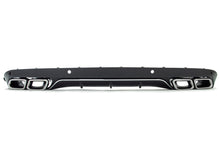 C63 Style Rear Diffuser + Exhaust Tips For Mercedes W205 C-Class Base C300 C250 Non-AMG 2015-2021