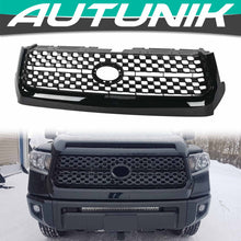 Gloss Black Honeycomb Front Hood Grille Fo Toyota Tundra 2021-2021