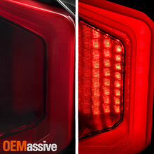 LED Tube DRL Black Smoked Tail Lights For 2019-2024 Chevy Silverado 1500 2500HD