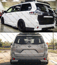 For 2011-2017 Toyota Sienna SE JDM MP Style PU Shark Fin Rear Bumper Lip Diffuser