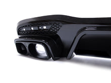 Gloss Black Rear Diffuser Exhaust Tailpipe for Mercedes W166 X166 GLE 350 AMG 2015-2018
