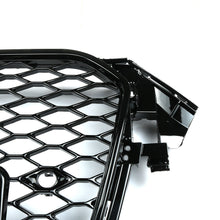 Honeycomb Sport Mesh Grille Grill Black For 13-16 Audi A4 S4 B8.5
