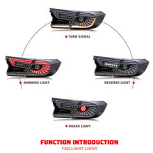 LED Clear Tail Lights for Honda Accord 10th Gen 2018-2022 Animation Rear Lamps
