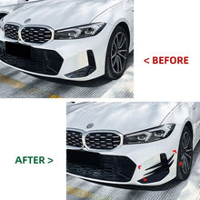 Front Bumper Side Vent Fin Trim Kits For BMW G20 G21 LCI M340i 330i 2023-2024