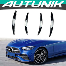 For 2022-2023 Mercedes C W206 S206 AMG Package Chrome Front Fog Light Lamp Cover Trim