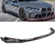 For 2021-2025 BMW G80 M3 G82 G83 M4 3PC V Style Real Carbon Fiber Front Bumper Lip