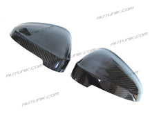 Carbon Fiber Side Mirror Cover Caps for AUDI A4 B9 S4 RS4 A5 F5 S5 RS5 2017-2024