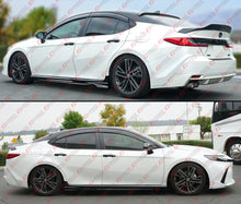 For 2025+ Toyota Camry LE SE XSE XLE CTM Design Gloss Black Side Skirt Extension