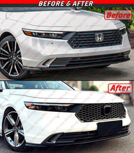 For 2023-2025 Honda Accord Front Bumper Grille Radiator Gloss Black