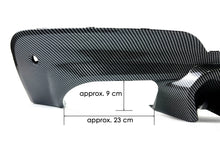 Carbon Look Rear Diffuser For BMW X3 G01 M40i M-Sport Bumper 2019-2021