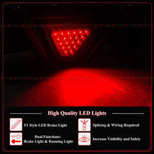For 2016-21 Civic Sedan GT Shark Fin Style Gloss Black DIffuser Kit W/ LED Light