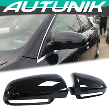 Gloss Black Side Mirror Cover Caps Replace For AUDI A4 B7 B6 2002-2008 mc53