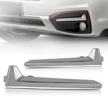 Pair Chrome Fog Light Molding Trim For Subaru Forester 2017 2018 Left & Right