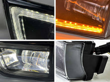 Front Bumper Lamps DRL LED Fog Lights Amber/White for Toyota 4Runner 2003-2005