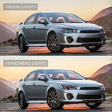 LED Red Demon Eyes Blackout Headlights for Mitsubishi Lancer EVO X Sedan 2008-2018
