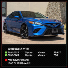 LED DRL Fog Light Kit For 2018–2024 Toyota Camry SE XSE TRD C-Shape Switchback