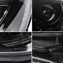 LED Red Demon Eyes Blackout Headlights for Mitsubishi Lancer EVO X Sedan 2008-2018