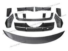 Carbon Look Front Splitter Lip & Rear Diffuser Kits for BMW X5 F15 M-Sport 2014-2018