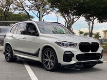 4PCS/Set Black Front Bumper Lip Splitter Fit For BMW G05 X5 M-Sport 2019-2023