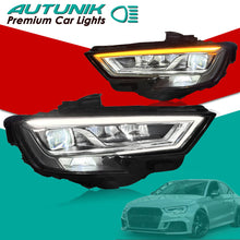 Upgrade LED Headlight Pair for Audi A3 S3 2017-2020 HID/Xenon Replacement
