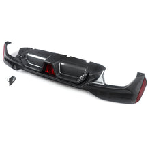 Carbon Look Rear Diffuser W/ LED For BMW G30 530i 540i M-Sport 2017-2023