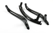 3PCS Carbon Fiber Look Inner Door Handle Panel Pull Trim For BMW X5 F15 X6 F16 2014-2018