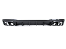 Carbon Look Difffuser + Black Exhaust Tips For AUDI A7 C8 S-line 2019-2024 di154