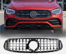 Chrome Front Grille For Mercedes X253 W253 GLC300 GLC45 Coupe 2020-2022