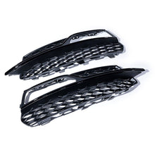 Gloss Black Fog Light Grille Covers For Audi A3 S-Line S3 8V 2013–2016