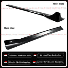 For 2025-2026 Tesla Model Y Juniper Winglet Style Gloss Black Side Skirt Extension