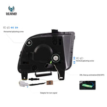 LED Projector Headlights For Ford Mustang 2005-2009 W/Start Up Animation
