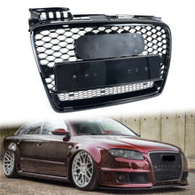 Glossy Black Honeycomb Front Grill for Audi A4 B7 Non-Sline 2006-2008 fg305