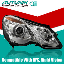 Passenger Right Side For 2010-2013 Mercedes Benz W212 E350 E550 HID w/AFS Projector Headlight