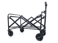 Utility Wagon Cart Trolley Handcart Foldable Black for Beach & Camping & Picnic cp11