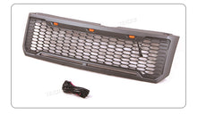 Black Front Bumper Upper Grille Radiator w/ Light Fits For 2008-2012 Ford Escape / Kuga