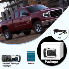 LED Projector Headlights For 2007-2014 GMC Sierra 1500 2500 3500HD Pair