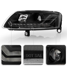 Left+Right For 2009-2011 Audi A6 C6 Halogen Sequential Signal Projetor LED Headlights Headlamps