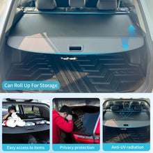 Retractable Cargo Cover Rear Trunk Shade For Hyundai Santa Fe 2024–2025