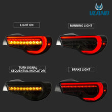Smoked/Red LED Sequential Tail Lights For Toyota GT 86 / SUBARU BRZ / Scion FR-S 2013-2020