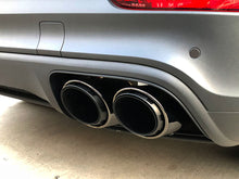 3-Layer Silver Sport Exhaust Tips Muffler Pipe For For Porsche Macan 2.0L 2019-2025