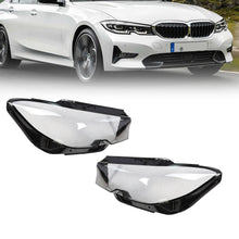 Left & Right Headlight Lens Covers for BMW 3 Series G20 2019 2020 2021