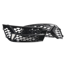 Gloss Black Fog Light Grilles Cover Pair For 2017–2020 Audi A3 8V Sedan (Non-S-Line)