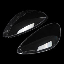 Pair Headlight Lampshade Clear Lens Covers For Porsche 958 Cayenne 2011-2014
