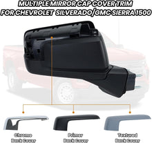 Left+Right Side Mirror Black For GMC Sierra 1500 Silverado 2019-2024 BSM Heated Blind Spot