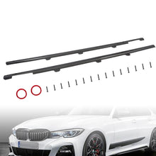Carbon Fiber Look Side Skirt Extension Panels For BMW G20 330i / M340i 2019–2025 M-Sport
