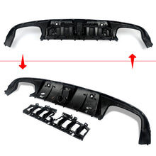 Carbon Style Rear Diffuser Exhaust Tailpipes For Mercedes Coupe C205 C43 C300 AMG 2015-2020